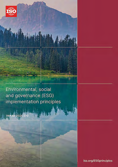 ISO issues the framework for ESG implementation principles