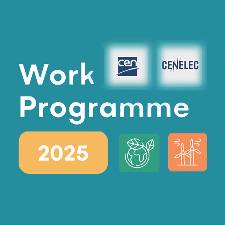 Discover the CEN and CENELEC Work Programme 2025!